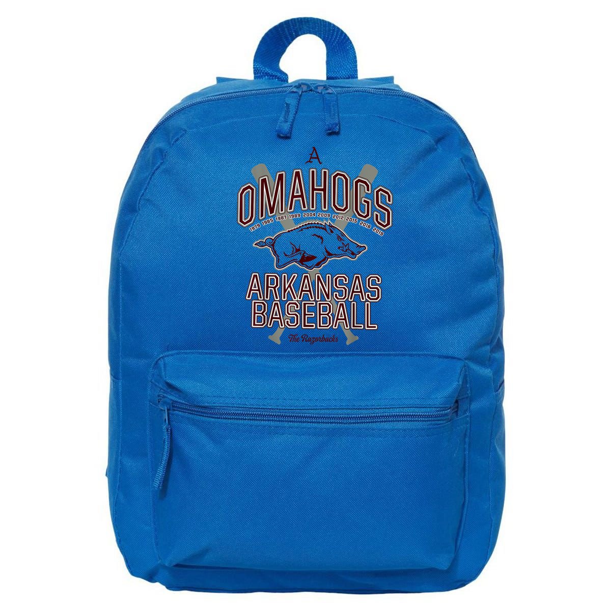 Baseball Pig Shirt Arkansas Fan Omahogs 16 in Basic Backpack