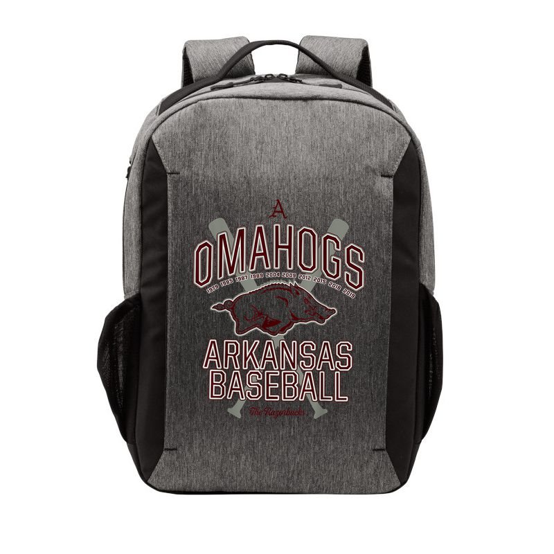Baseball Pig Shirt Arkansas Fan Omahogs Vector Backpack