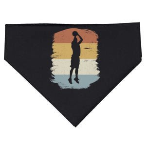 Basketball Player - Streetball Baller Shooting Basketball USA-Made Doggie Bandana