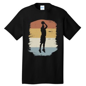 Basketball Player - Streetball Baller Shooting Basketball Tall T-Shirt