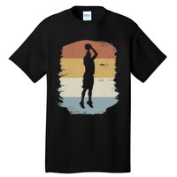 Basketball Player - Streetball Baller Shooting Basketball Tall T-Shirt