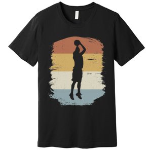 Basketball Player - Streetball Baller Shooting Basketball Premium T-Shirt