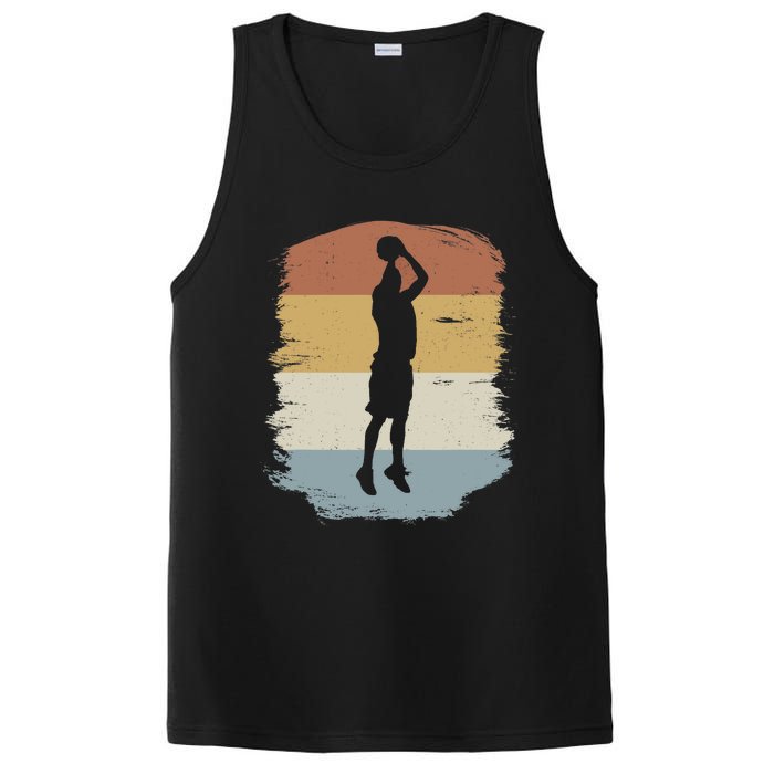 Basketball Player - Streetball Baller Shooting Basketball PosiCharge Competitor Tank