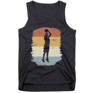 Basketball Player - Streetball Baller Shooting Basketball Tank Top