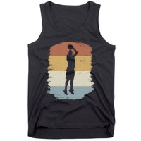 Basketball Player - Streetball Baller Shooting Basketball Tank Top