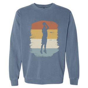 Basketball Player - Streetball Baller Shooting Basketball Garment-Dyed Sweatshirt