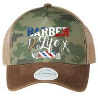 Barberlife Pole Scissors Blade Legacy Tie Dye Trucker Hat