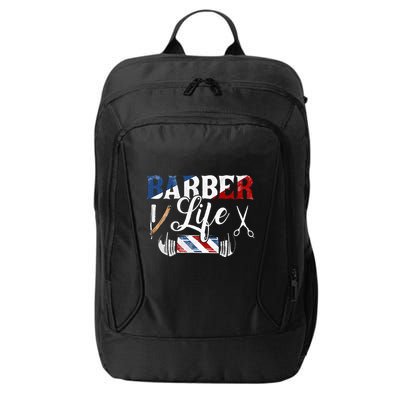 Barberlife Pole Scissors Blade City Backpack