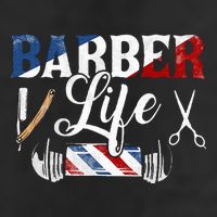 Barberlife Pole Scissors Blade Golf Towel