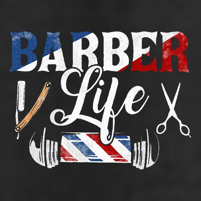 Barberlife Pole Scissors Blade Golf Towel