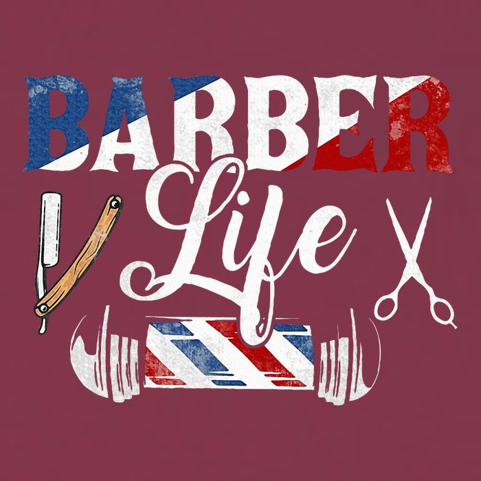 Barberlife Pole Scissors Blade 16oz Travel Tumbler