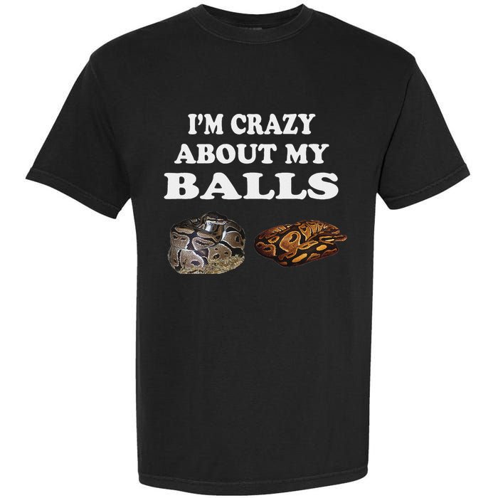 Ball Python Snake Baby Ball Python Breeders Garment-Dyed Heavyweight T-Shirt