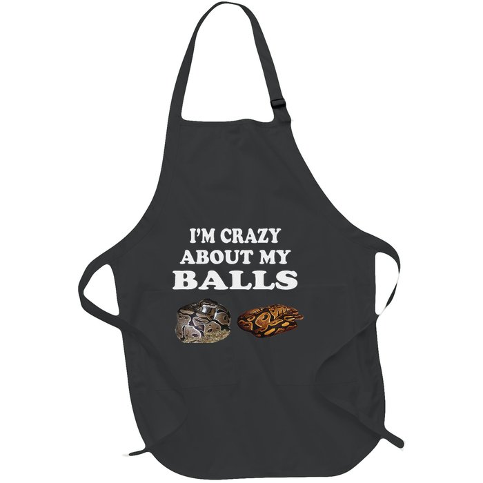 Ball Python Snake Baby Ball Python Breeders Full-Length Apron With Pockets