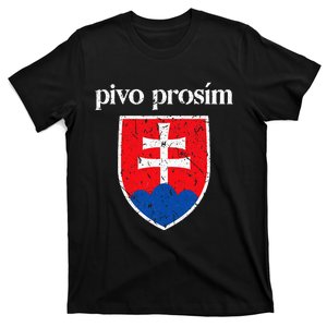 Beer Please Slovak Slovakia Flag Pride Pivo ProsíM T-Shirt