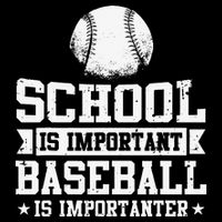 Baseball Player School Is Important Baseball Is Importanter City Backpack