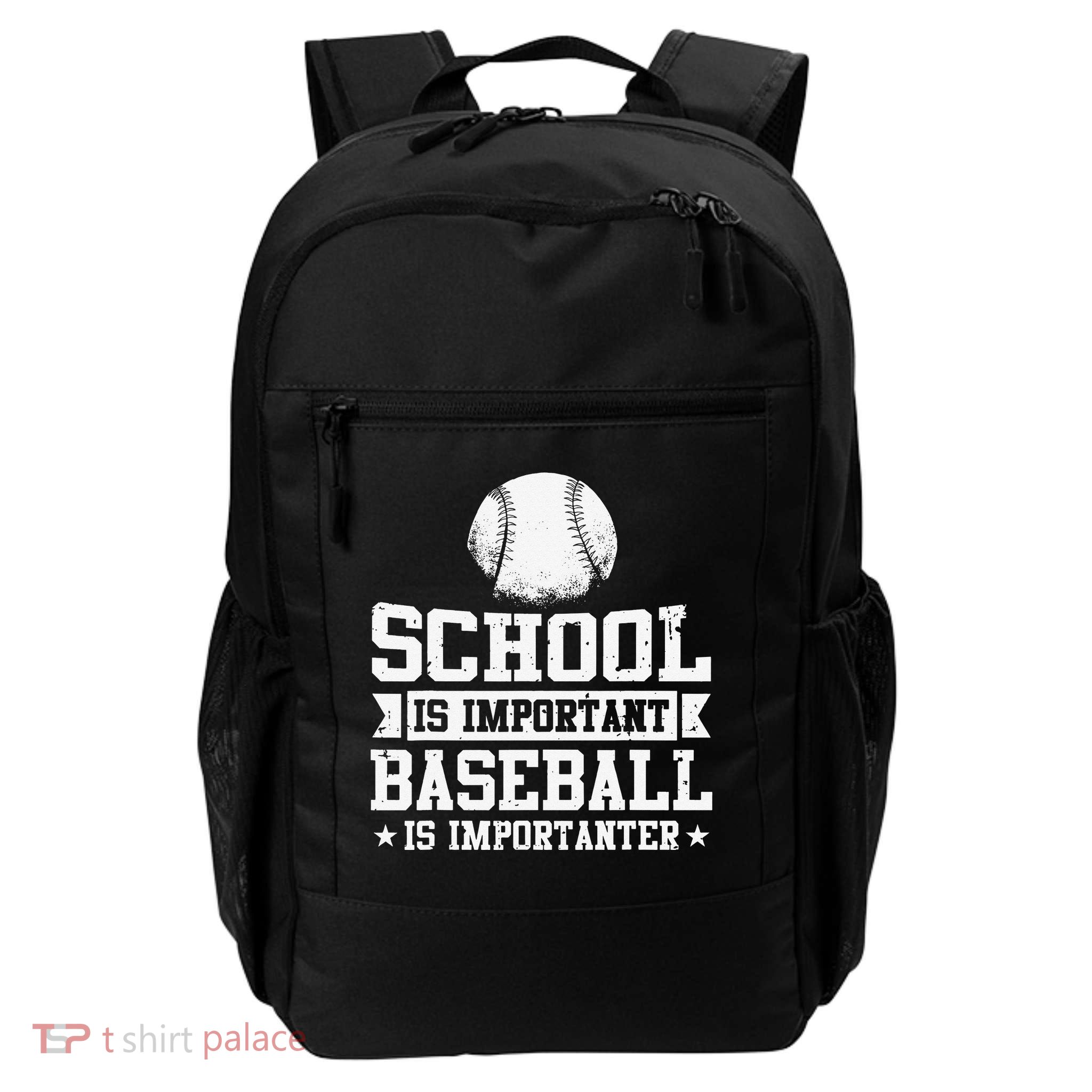 Baseball Player School Is Important Baseball Is Importanter Backpack