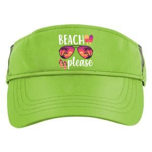 Beach Please Sunglasses Hawaii Beach Hello Summer Vacation Gift Adult Drive Performance Visor