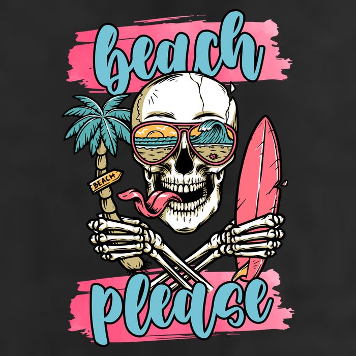 Beach Please Skeleton Vacation Funny Cool Comfort Performance Bucket Hat