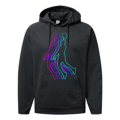 Basketball Player Slam Dunk Performance Fleece Hoodie