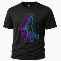 Basketball Player Slam Dunk Cooling Performance Crew T-Shirt