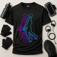 Basketball Player Slam Dunk Cooling Performance Crew T-Shirt