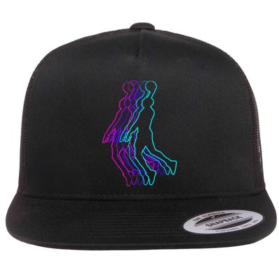Basketball Player Slam Dunk Flatbill Hat