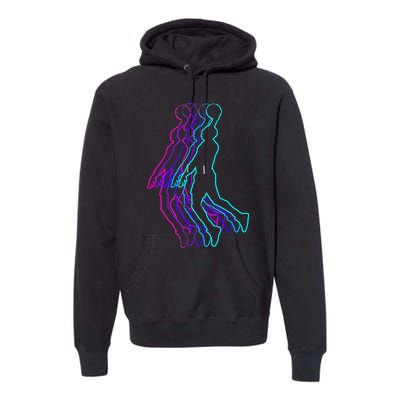 Basketball Player Slam Dunk Premium Hoodie