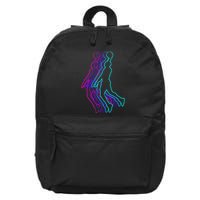 Basketball Player Slam Dunk 16 in Basic Backpack