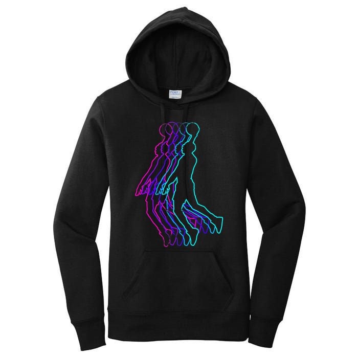 Basketball Player Slam Dunk Women's Pullover Hoodie