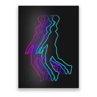 Basketball Player Slam Dunk Poster