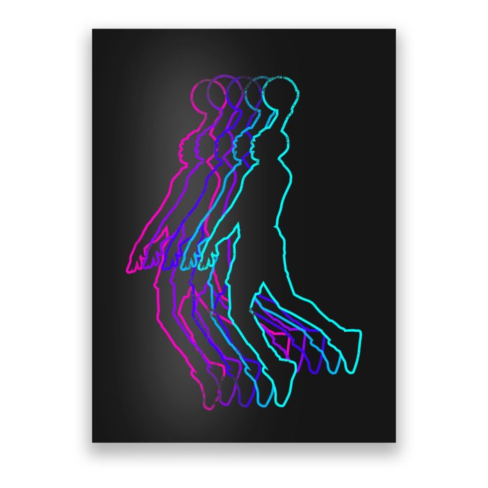 Basketball Player Slam Dunk Poster