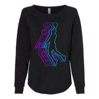 Basketball Player Slam Dunk Womens California Wash Sweatshirt