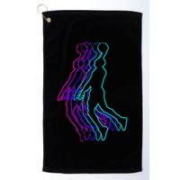 Basketball Player Slam Dunk Golf Towel