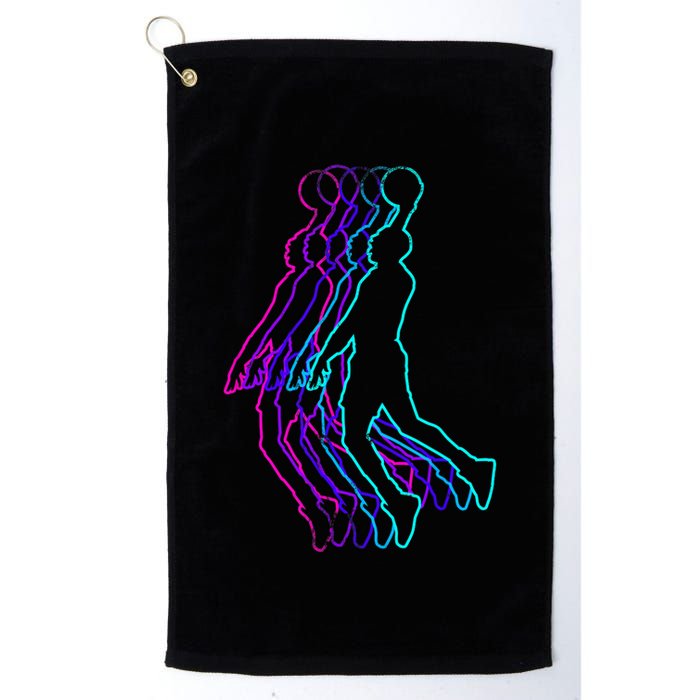 Basketball Player Slam Dunk Golf Towel
