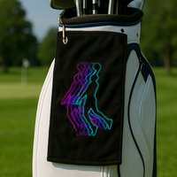 Basketball Player Slam Dunk Golf Towel