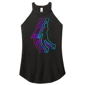 Basketball Player Slam Dunk Women's Perfect Tri Rocker Tank