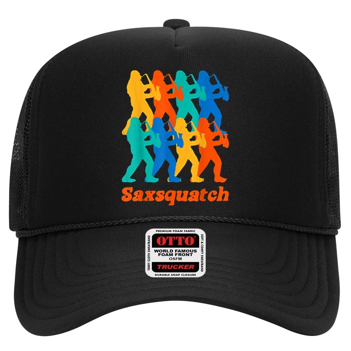 Bigfoot Playing Saxophone Saxsquatch Hat