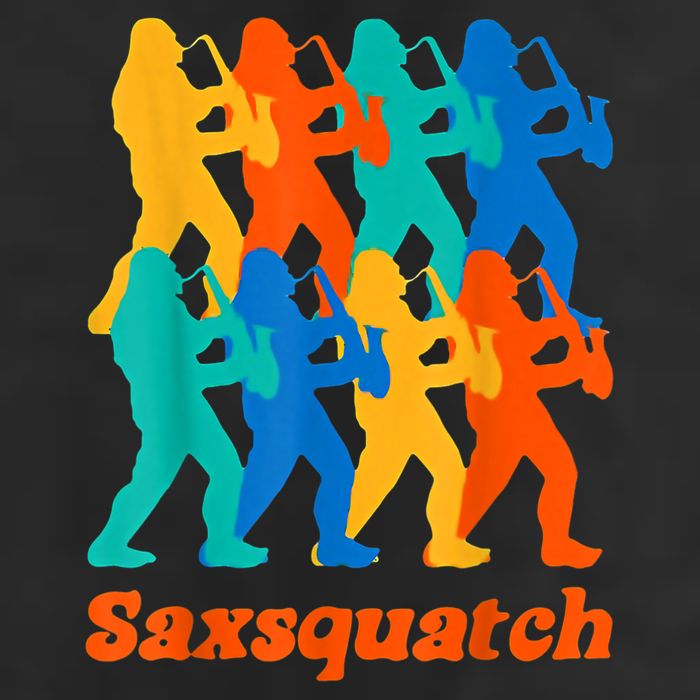 Bigfoot Playing Saxophone Saxsquatch Hat