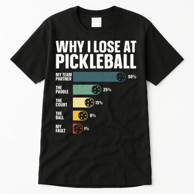 Best Pickleball Sport Pickleball Player Tall T-Shirt
