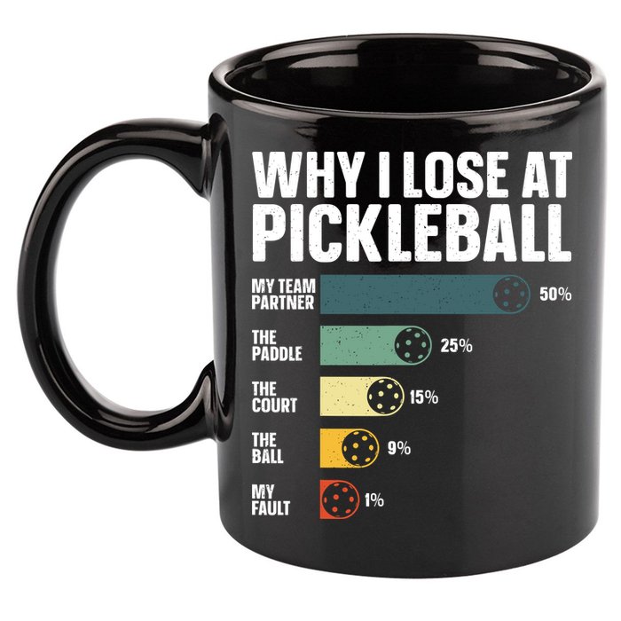 Best Pickleball Sport Pickleball Player 11oz C Handle Ceramic Mug