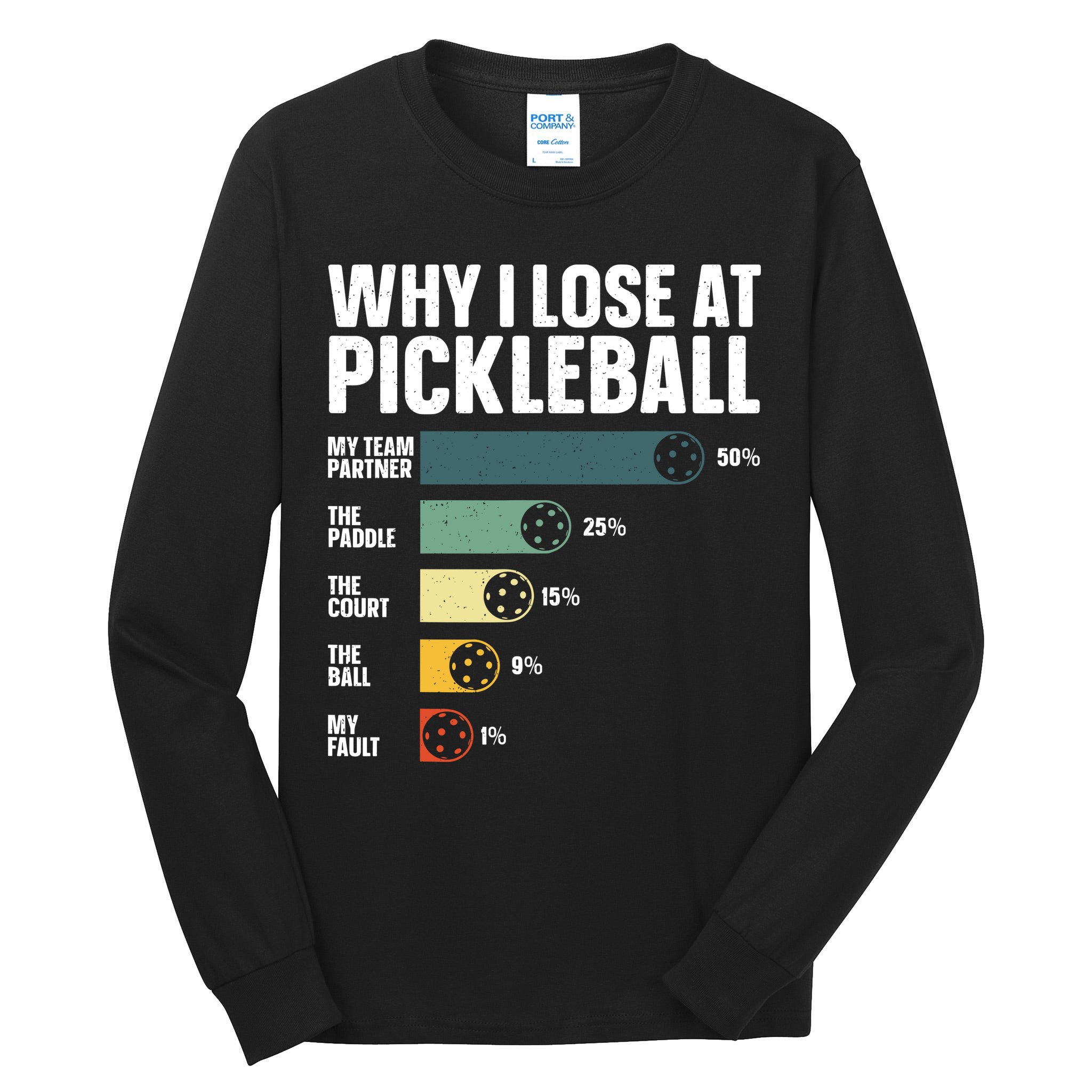 Best Pickleball Sport Pickleball Player Tall Long Sleeve T-Shirt