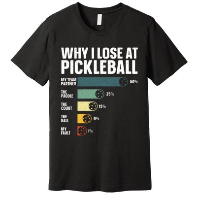 Best Pickleball Sport Pickleball Player Premium T-Shirt