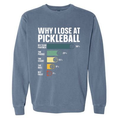 Best Pickleball Sport Pickleball Player Garment-Dyed Sweatshirt