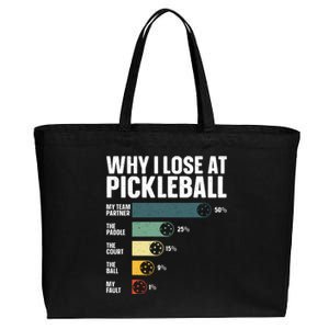 Best Pickleball Sport Pickleball Player Cotton Canvas Jumbo Tote