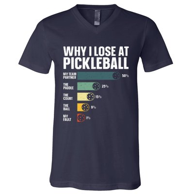 Best Pickleball Sport Pickleball Player V-Neck T-Shirt