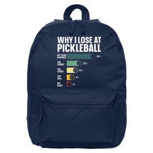 Best Pickleball Sport Pickleball Player 16 in Basic Backpack