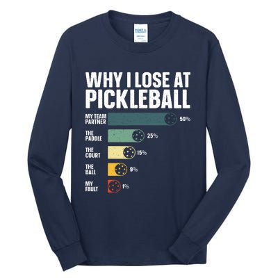 Best Pickleball Sport Pickleball Player Tall Long Sleeve T-Shirt