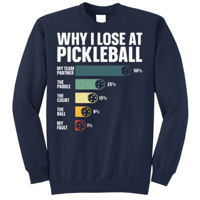 Best Pickleball Sport Pickleball Player Tall Sweatshirt