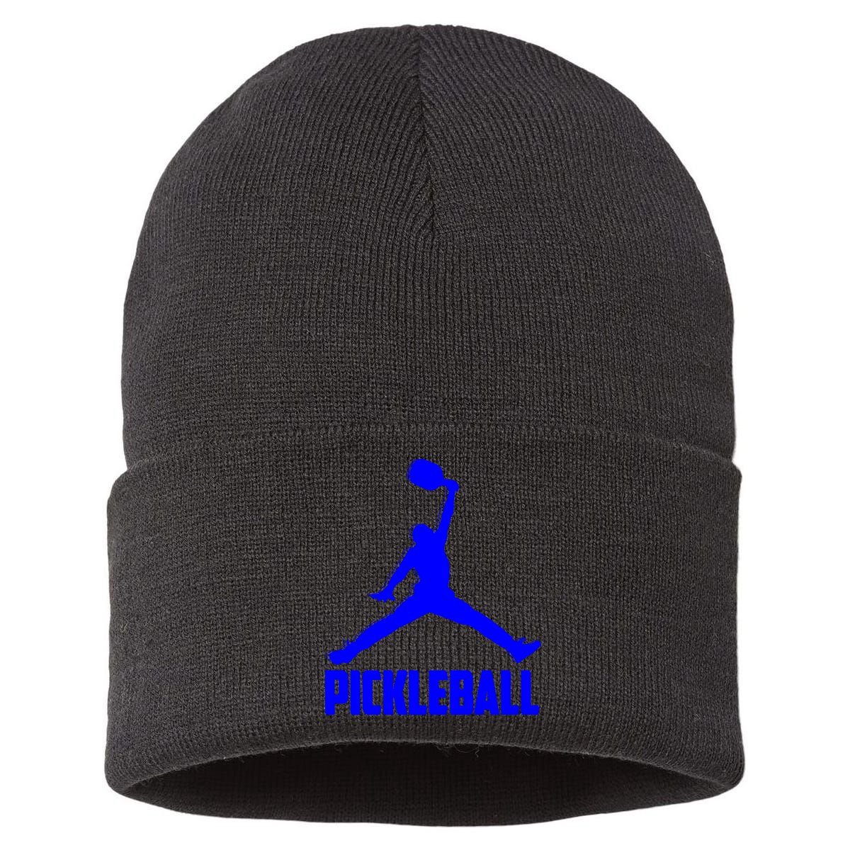Blue Pickleball Sports Logo Sustainable Knit Beanie