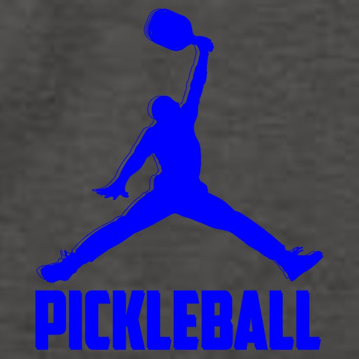 Blue Pickleball Sports Logo Vector Backpack